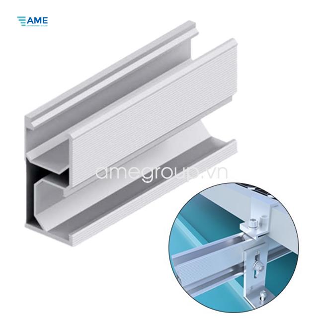 Thanh rail nhôm lắp pin năng lượng mặt trời